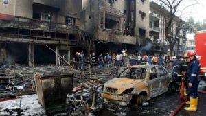 تفجير بغداد حي الكرادة2